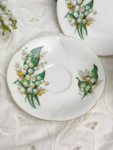 画像をギャラリービューアに読み込む, 【リッチモンド】 すずらん 3点セット(カップ1個、ソーサー1枚、小皿1枚)