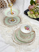 画像をギャラリービューアに読み込む, 【カヴァキュアウェア】2段アフタヌーンティースタンド / 3点セット(カップ1個、ソーサー1枚、小皿1枚)