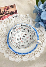 画像をギャラリービューアに読み込む, 【エインズレイ 占いカップ】 2点セット (カップ1個、ソーサー1枚)