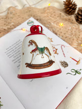 画像をギャラリービューアに読み込む, 【木馬とサンタ】クリスマス 新品 ベル