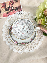 画像をギャラリービューアに読み込む, 【エインズレイ 占いカップ】アウトレット 2点セット (カップ1個、ソーサー1枚)