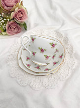 画像をギャラリービューアに読み込む, 【ダッチェス】Rose Bud  3点セット(カップ1個、ソーサー1枚、小皿1枚)