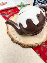 画像をギャラリービューアに読み込む, 【クリスマスプディング】ヴィンテージ 未使用品 ティーポット