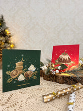 画像をギャラリービューアに読み込む, 【クリスマスカード】テスコ 2枚セット 新品 現行品 (カード2枚+封筒つき)