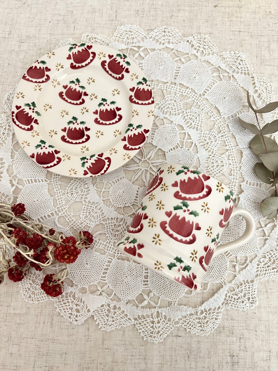 クリスマスプディング】エマブリッジウォーター 新品 マグ / 小皿