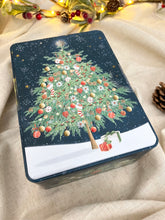 画像をギャラリービューアに読み込む, 【クッキー缶】クリスマスツリー柄 新品 現行品
