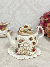 画像をギャラリービューアに読み込む, レア!【ロイヤルアルバート】 オールドカントリーローズ ティーポット Old Country Roses