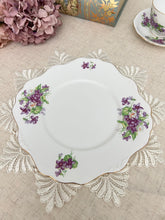 画像をギャラリービューアに読み込む, 10%オフ【すみれ】 2段アフタヌーンティースタンド / 3点セット(カップ1個、ソーサー1枚、小皿1枚)