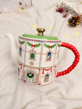 画像をギャラリービューアに読み込む, 【キャスキッドソン】クリスマス ティーポット