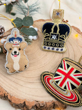 画像をギャラリービューアに読み込む, 【M&S】クリスマス 新品 刺繍ツリーオーナメント