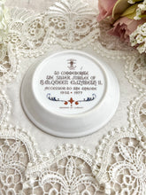 画像をギャラリービューアに読み込む, 【クラウンスタッフォード】レア!エリザベス女王 シルバージュビリー 蓋付き小物入れ+小物置き