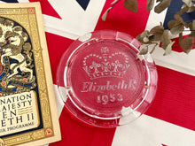 画像をギャラリービューアに読み込む, エリザベス女王 戴冠式 ガラス鍋敷き