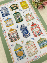 画像をギャラリービューアに読み込む, 【紅茶缶イラスト柄】 ティータオル 新品