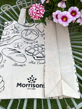 画像をギャラリービューアに読み込む, 【モリソンズ】新品 ホットクロスバンズ柄 コットン エコバッグ