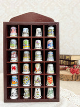 画像をギャラリービューアに読み込む, シンブル(指ぬき) 24個セットA キャビネット付き