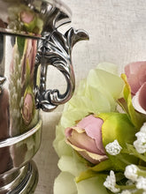 画像をギャラリービューアに読み込む, 【チューダーローズ】シルバープレート ローズボウル(花瓶)