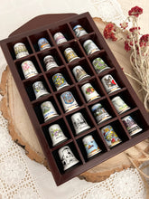 画像をギャラリービューアに読み込む, シンブル(指ぬき) 24個セットB キャビネット付き