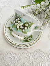 画像をギャラリービューアに読み込む, 【ロイヤルアルバート】 すずらん May 3点セット(カップ1個、ソーサー1枚、小皿1枚)