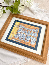 画像をギャラリービューアに読み込む, 【リントンズ】カップボード柄 絵画