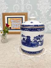 画像をギャラリービューアに読み込む, レア!【リントンズ】ウィロー柄 ビスケットバレル