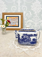 画像をギャラリービューアに読み込む, 【リントンズ】ウェイド ウィロー柄 ポット(横型)