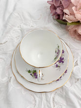 画像をギャラリービューアに読み込む, 【ダッチェス】すみれ 3点セット(カップ1個、ソーサー1枚、小皿1枚) / シュガーボウル / 23cmプレート
