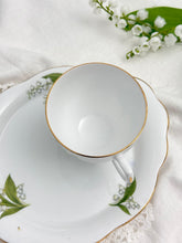 画像をギャラリービューアに読み込む, レア【ウィンザー】すずらん テニスセット(カップ&プレート)