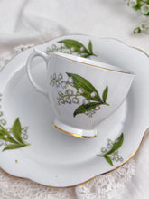 画像をギャラリービューアに読み込む, レア【ウィンザー】すずらん テニスセット(カップ&プレート)