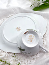 画像をギャラリービューアに読み込む, レア【ウィンザー】すずらん テニスセット(カップ&プレート)