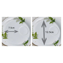 画像をギャラリービューアに読み込む, レア【ウィンザー】すずらん テニスセット(カップ&プレート)