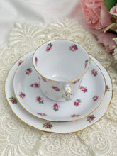 画像をギャラリービューアに読み込む, 【グロブナーxロイヤルスタッフォード】 3点セット(カップ1個、ソーサー1枚、小皿1枚) / 21cmプレート