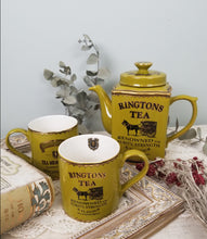 画像をギャラリービューアに読み込む, レア!! 未使用品 リントンズ グリーン3点セット(ティーポット1個、マグカップ2個)