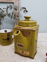 画像をギャラリービューアに読み込む, レア!! 未使用品 リントンズ グリーン3点セット(ティーポット1個、マグカップ2個)