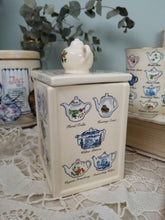 画像をギャラリービューアに読み込む, 【リントンズ】ティーポット柄ティーキャディ/マグカップ