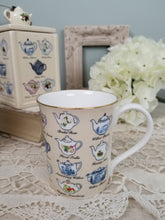画像をギャラリービューアに読み込む, 【リントンズ】ティーポット柄ティーキャディ/マグカップ