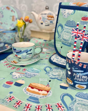 画像をギャラリービューアに読み込む, プラチナジュビリー ティーポット / 2段スタンド / マグカップ / ティーカップ&ソーサー/ グラス