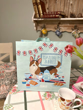 画像をギャラリービューアに読み込む, プラチナジュビリー コーギー柄 エコバッグ