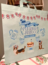 画像をギャラリービューアに読み込む, プラチナジュビリー コーギー柄 エコバッグ