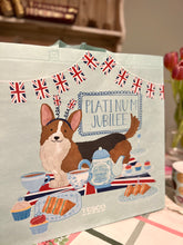 画像をギャラリービューアに読み込む, プラチナジュビリー コーギー柄 エコバッグ