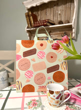 画像をギャラリービューアに読み込む, ビスケット柄 エコバッグ