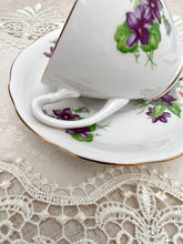 画像をギャラリービューアに読み込む, 10%オフ【すみれ】 2段アフタヌーンティースタンド / 3点セット(カップ1個、ソーサー1枚、小皿1枚)