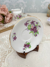 画像をギャラリービューアに読み込む, 10%オフ【すみれ】 2段アフタヌーンティースタンド / 3点セット(カップ1個、ソーサー1枚、小皿1枚)