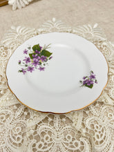 画像をギャラリービューアに読み込む, すみれ 3点セット(カップ1個、ソーサー1枚、小皿1枚)