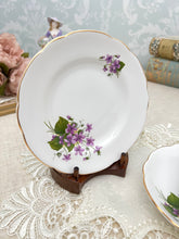 画像をギャラリービューアに読み込む, すみれ 3点セット(カップ1個、ソーサー1枚、小皿1枚)
