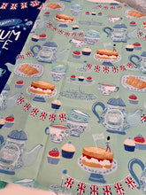 画像をギャラリービューアに読み込む, プラチナジュビリー 2枚組 ティータオル(コーギー柄+ティータイム柄)