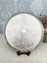 画像をギャラリービューアに読み込む, 円形 シルバープレートトレー