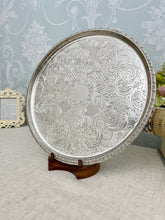 画像をギャラリービューアに読み込む, 円形 シルバープレートトレー