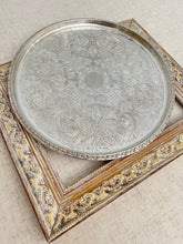 画像をギャラリービューアに読み込む, 円形 シルバープレートトレー