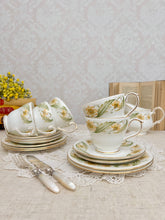 画像をギャラリービューアに読み込む, 【ダッチェス】黄色いお花  3点セット(カップ1個、ソーサー1枚、小皿1枚) / ミルクジャグ