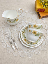 画像をギャラリービューアに読み込む, 【ダッチェス】黄色いお花  3点セット(カップ1個、ソーサー1枚、小皿1枚) / ミルクジャグ